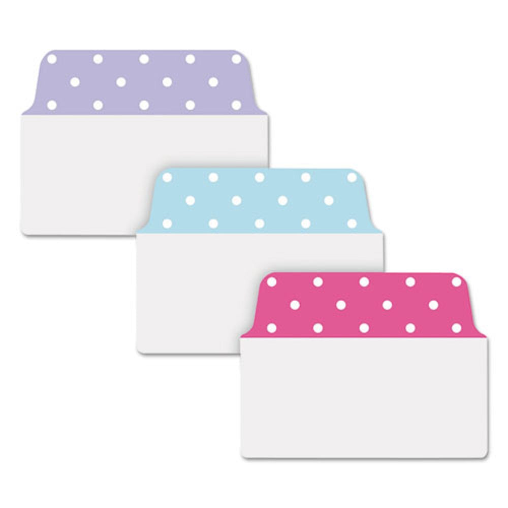 AVERY ULTRA TABS 2-SIDED WRITABLE - ASSORTED DOTS