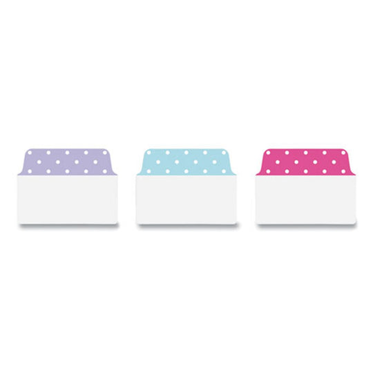 AVERY ULTRA TABS 2-SIDED WRITABLE - ASSORTED DOTS