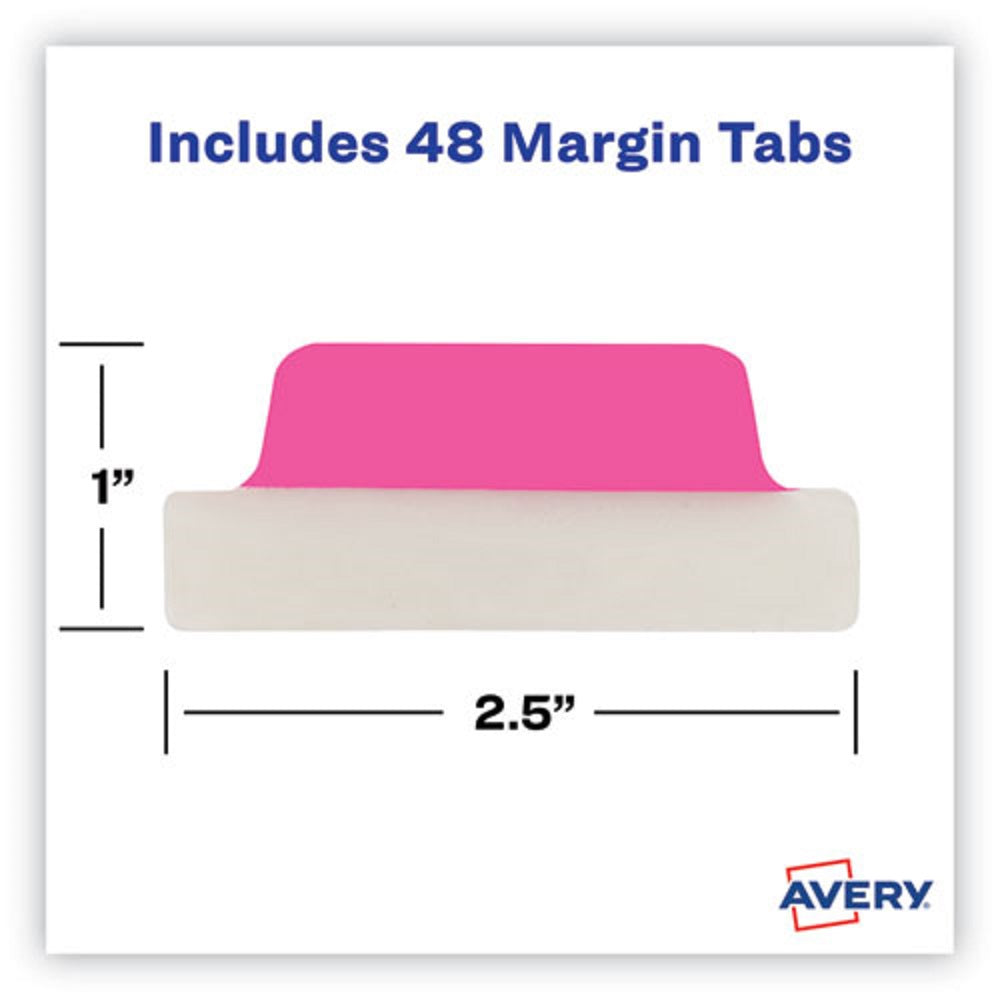 AVERY ULTRA TABS REPOSITIONALBE MARGIN TABS