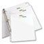 DURABLE LETTER VINYL FILE POCKET - CLEAR