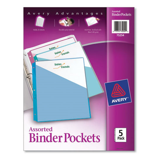 AVERY DURABLE LETTER VINYL FILE POCKET