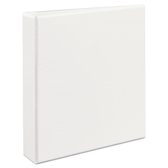 DURABLE VIEW BINDER W/DURAHINGE AND EZD RINGS - WHITE