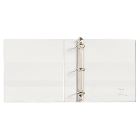 DURABLE VIEW BINDER W/DURAHINGE AND EZD RINGS - WHITE