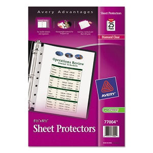 TOP LOAD SHEET PROTECTOR - HEAVYWEIGHT - CLEAR