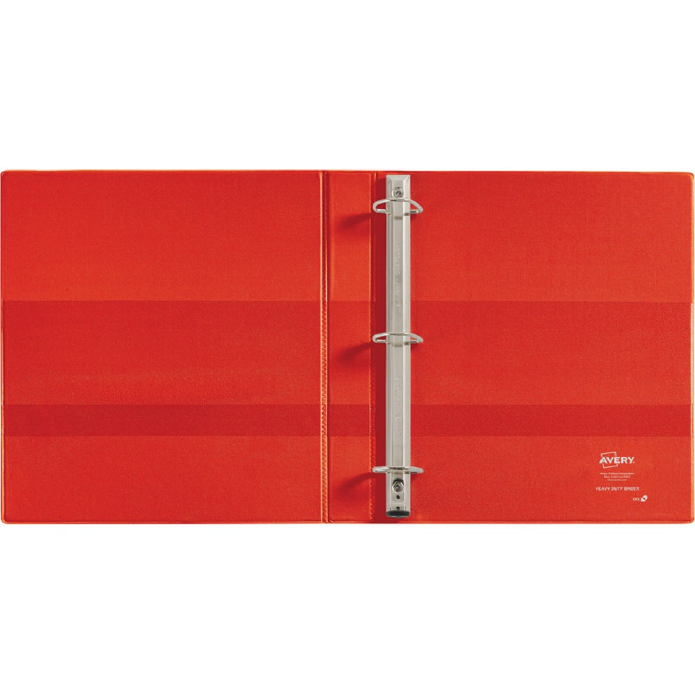 AVERY HEAVY-DUTY VIEW 3 RING BINDER - RED