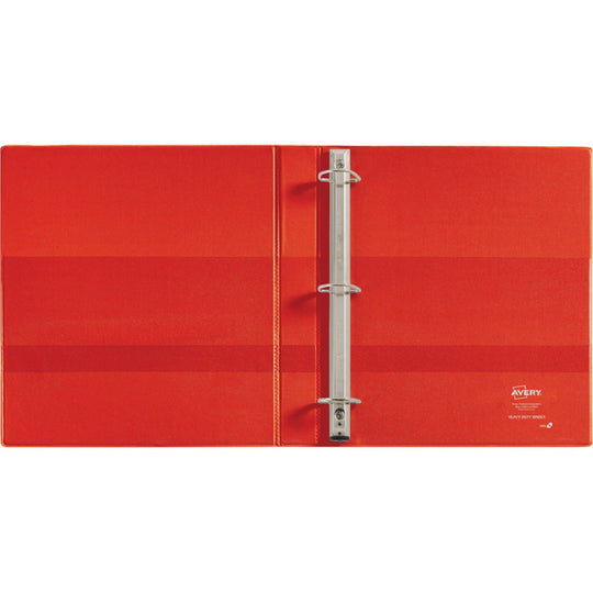 AVERY HEAVY-DUTY VIEW 3 RING BINDER - RED