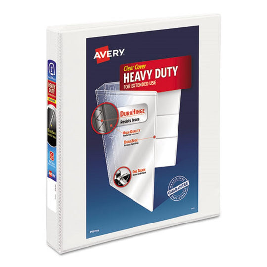 AVERY HEAVY DUTY VIEW 3 RING BINDER - WHITE