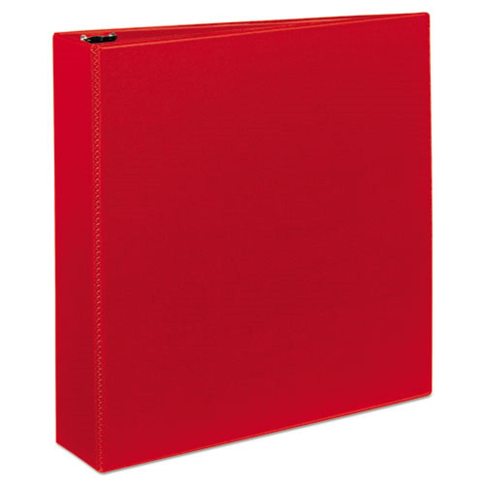 HEAVY-DUTY BINDER - ONE TOUCH RINGS - DURAHINGE - RED