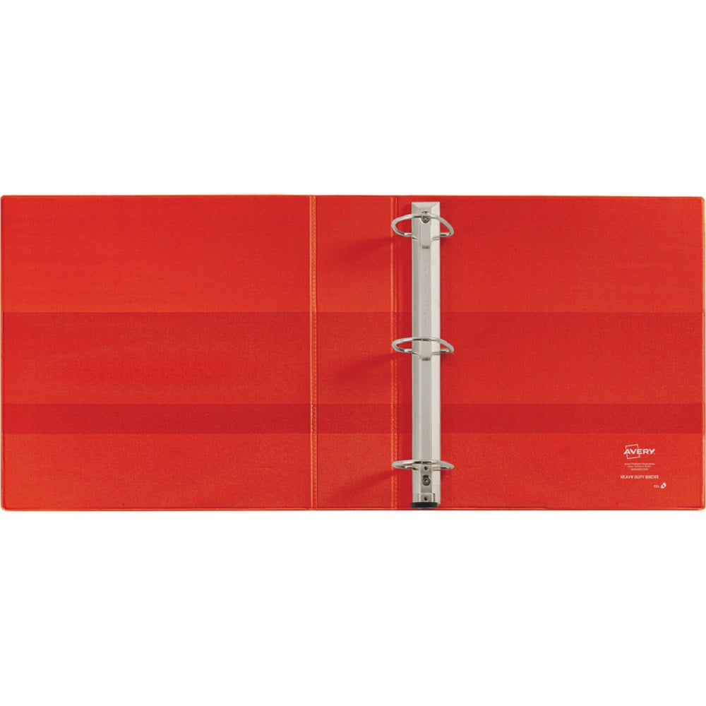 HEAVY-DUTY BINDER - ONE TOUCH RINGS - DURAHINGE - RED