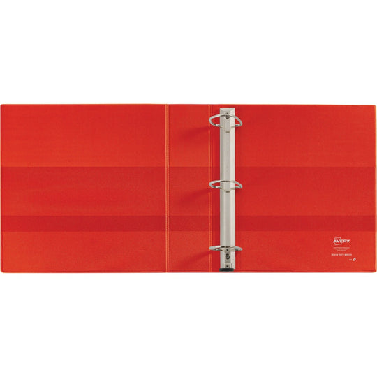 HEAVY-DUTY BINDER - ONE TOUCH RINGS - DURAHINGE - RED