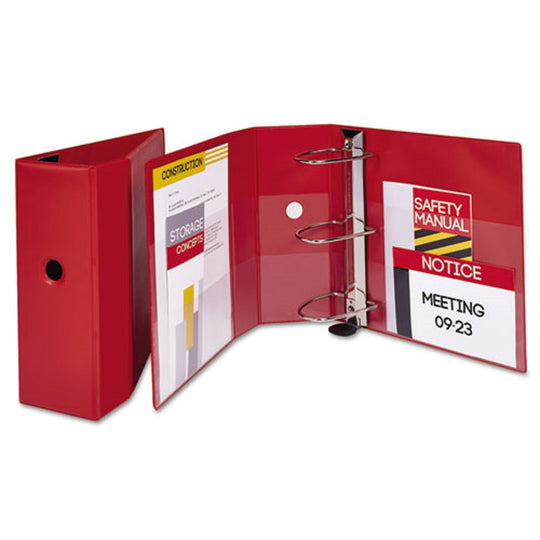 HEAVY-DUTY NON-VIEW BINDER W/ DURAHINGE & LOCKING ONE TOUCH EZD RINGS