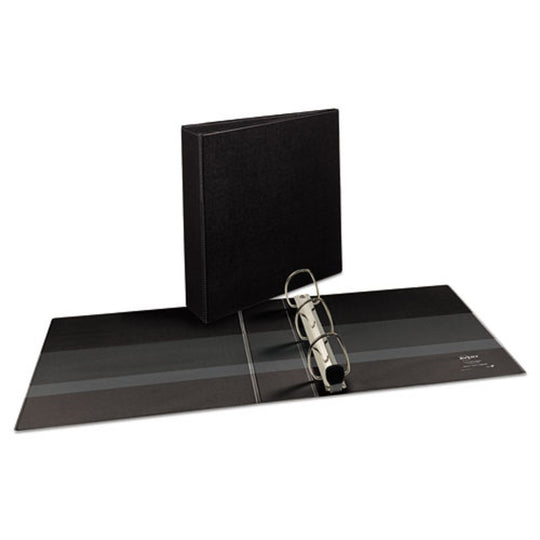 AVERY HEAVY-DUTY VIEW 3-RING BINDER - ONE TOUCH SLANT RINGS - BLACK