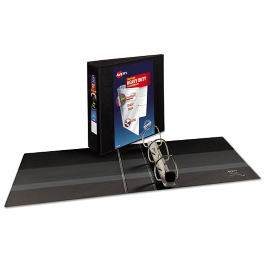 HEAVY DUTY VIEW 3 RING BINDER - BLACK