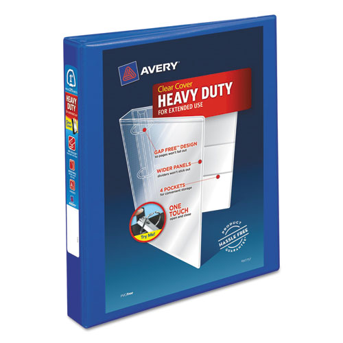 HEAVY-DUTY VIEW BINDERS - LOCKING ONE TOUCH EZD RINGS