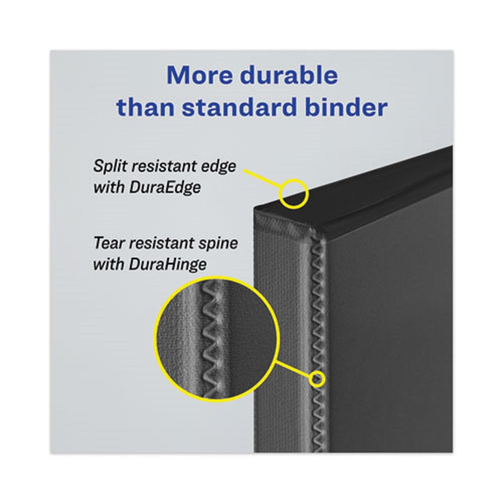 HEAVY-DUTY VIEW BINDERS - LOCKING ONE TOUCH EZD RINGS