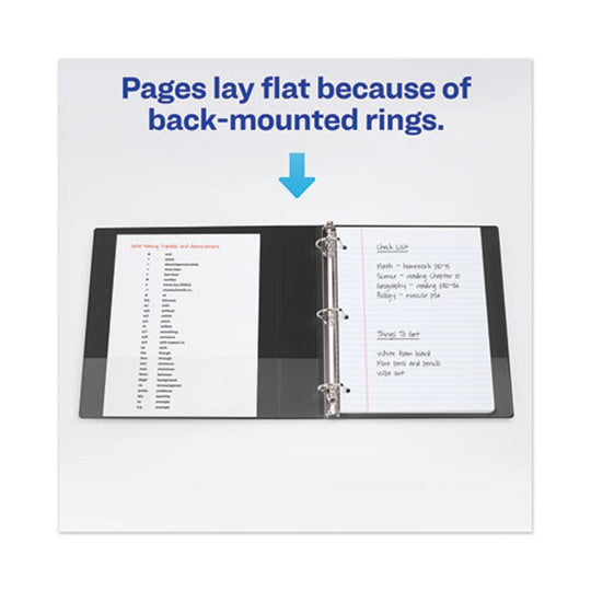 HEAVY-DUTY VIEW BINDERS - LOCKING ONE TOUCH EZD RINGS