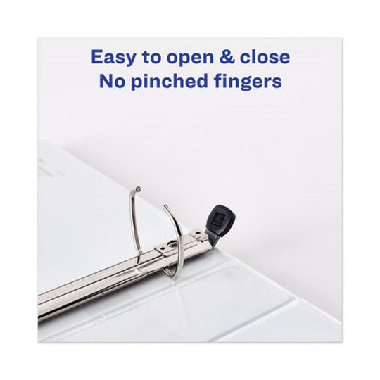 HEAVY-DUTY VIEW BINDERS - LOCKING ONE TOUCH EZD RINGS - CHARTREUSE