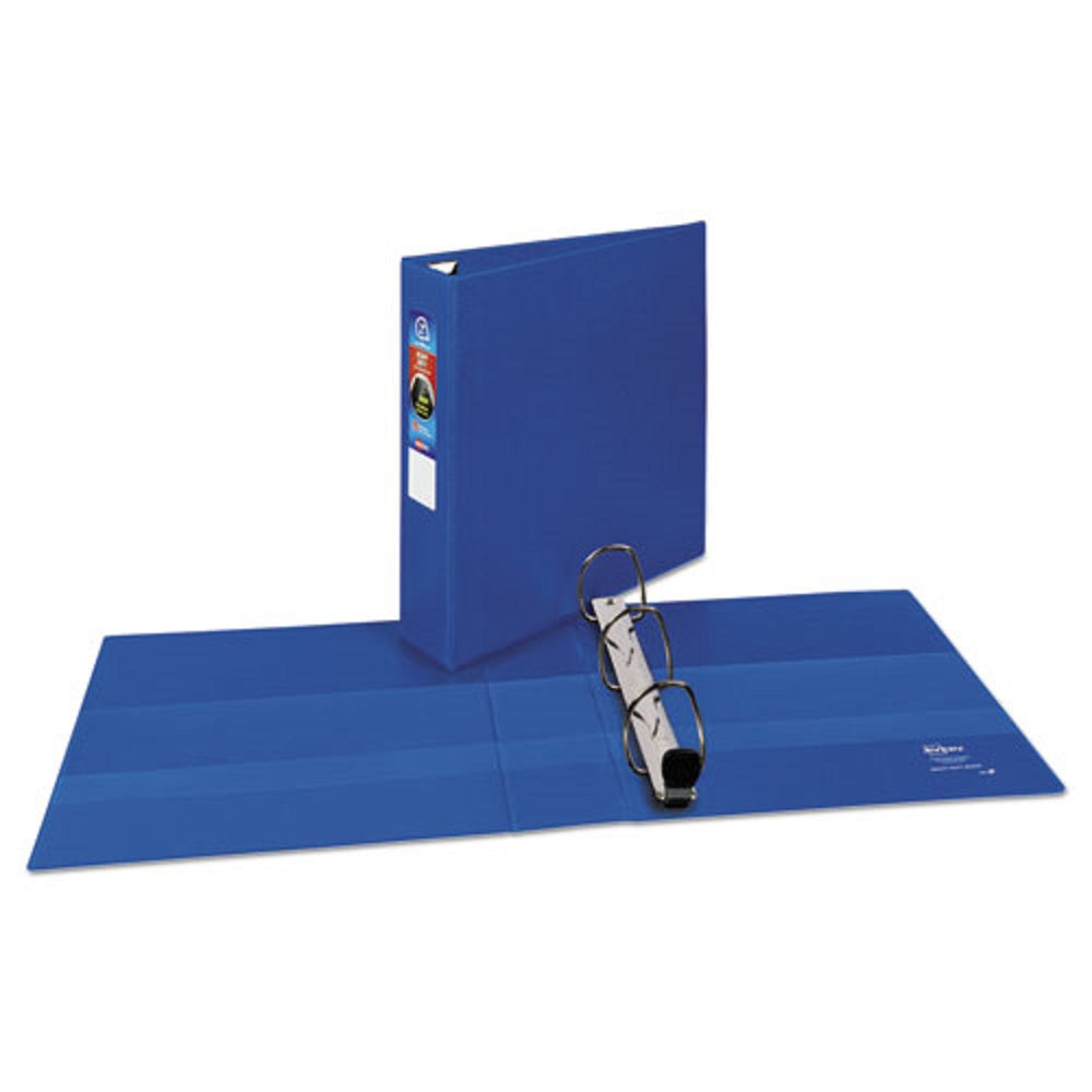 HEAVY-DUTY BINDER - ONE TOUCH RINGS - DURAHINGE - BLUE