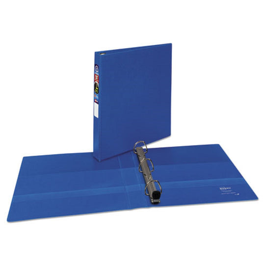 HEAVY-DUTY BINDER - 1" ONE TOUCH RINGS - B LUE