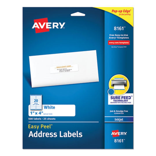 EASY PEEL ADDRESS LABELS W/ SURE FEED TECHNOLOGY