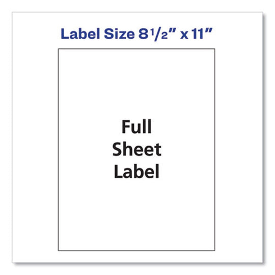 SHIPPING LABELS W/ TRUEBLOCK TECHNOLOGY, INKJET PRINTERS - WHITE