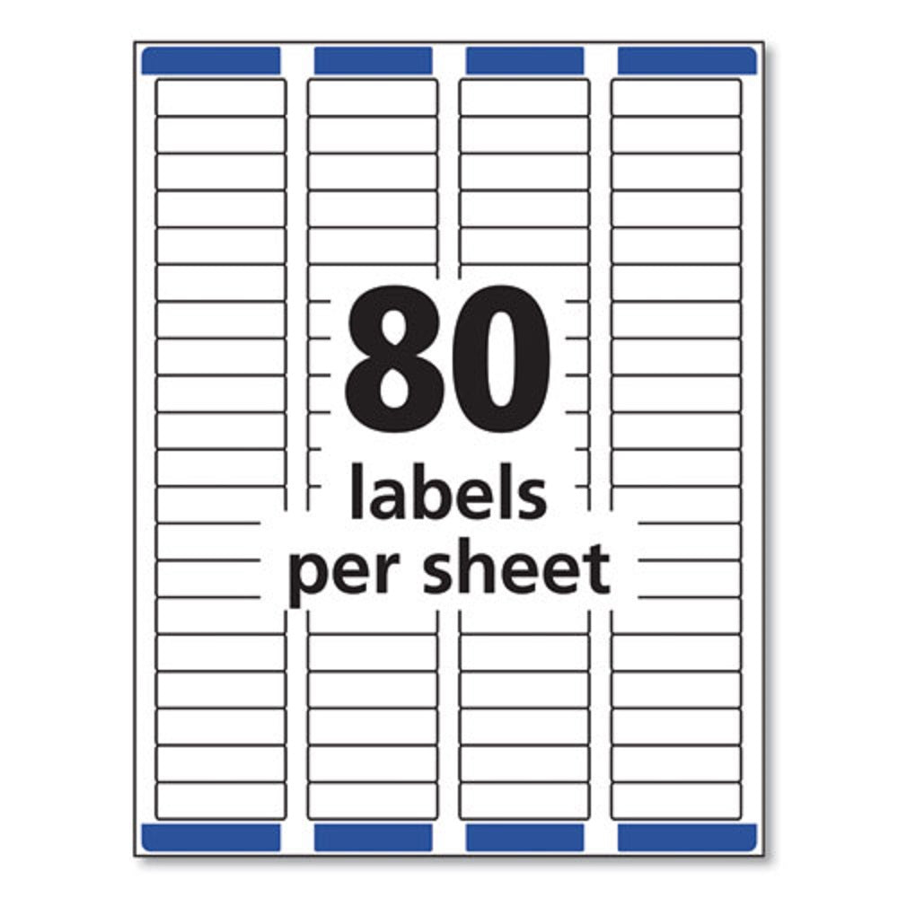 EASY PEEL ADDRESS LABELS W/ SURE FEED TECNOLOGY - WHITE