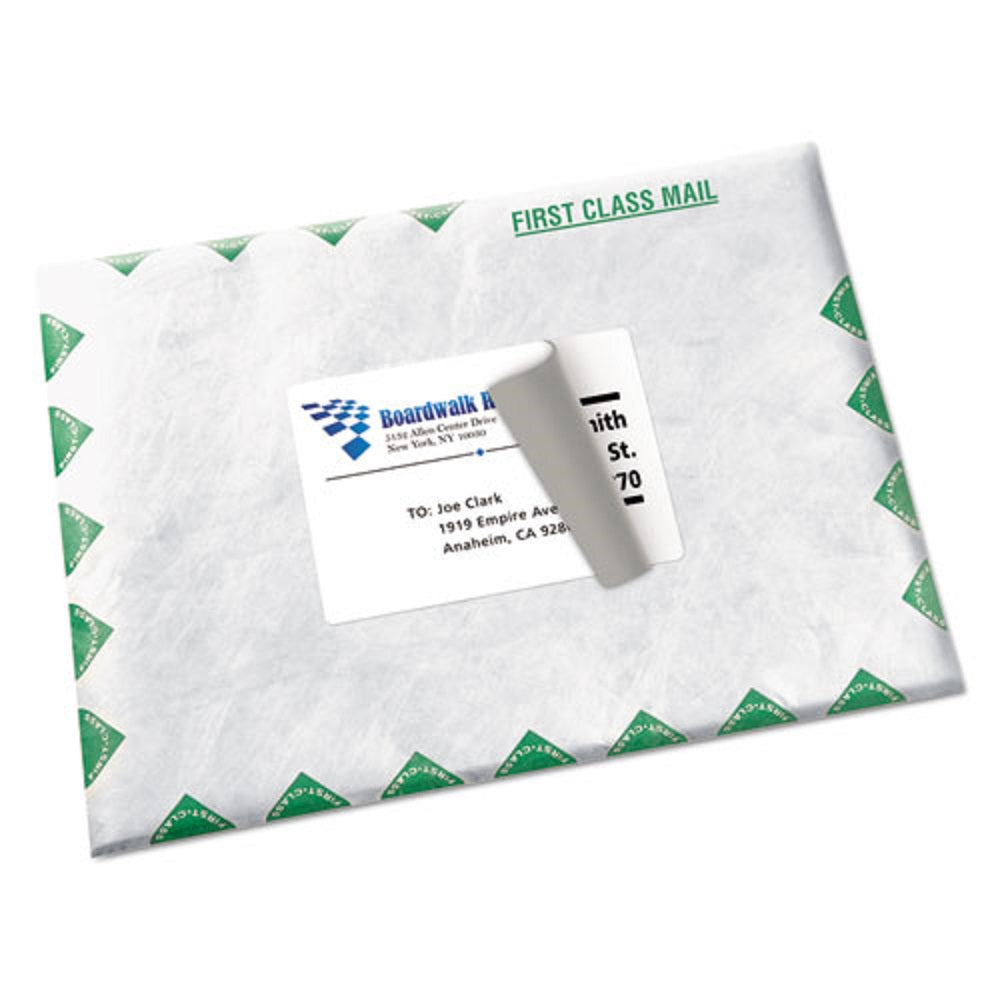 SHIPPING LABELS W/ TRUEBLOCK TECHNOLOGY, INKJET PRINTERS - WHITE