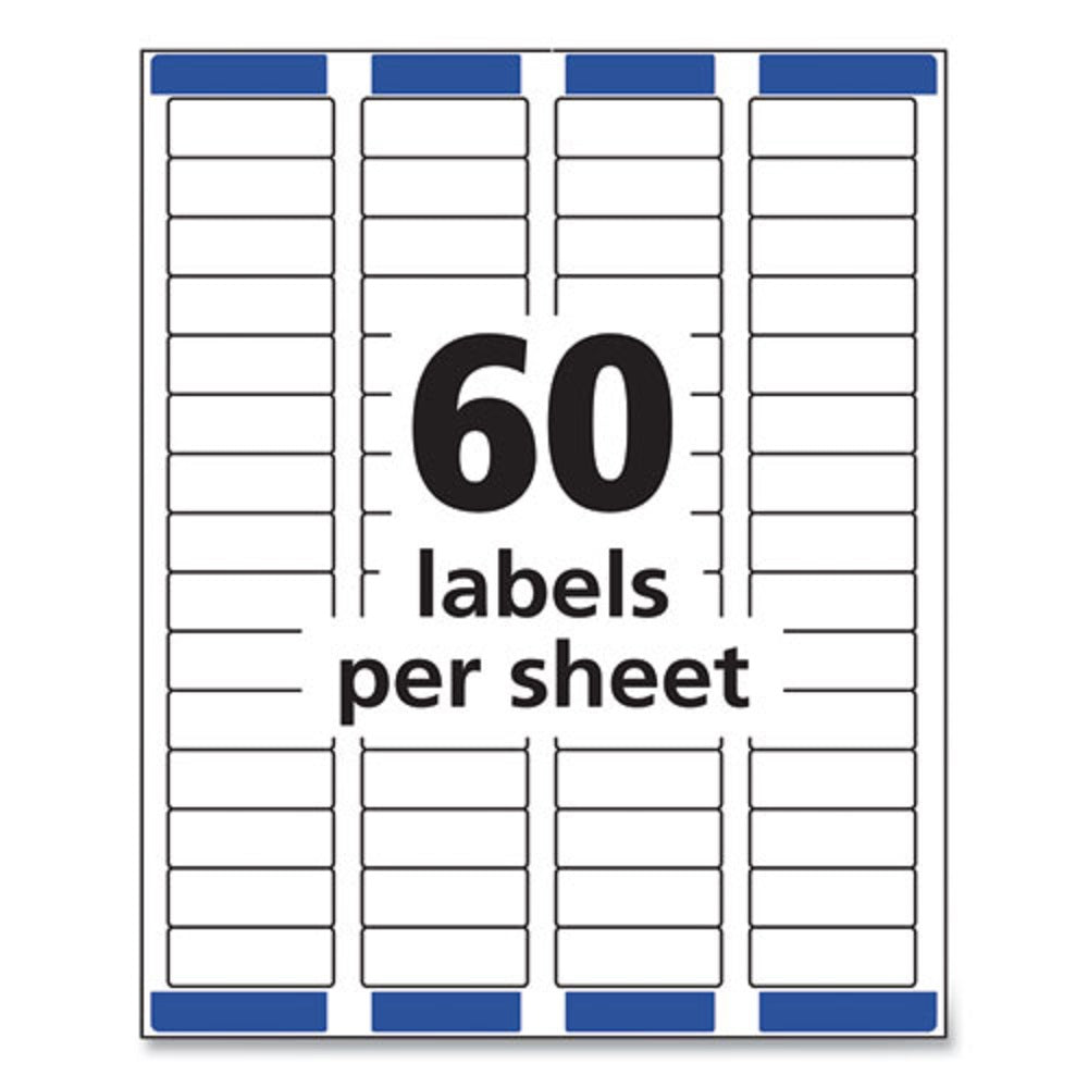 EASY PEEL ADDRESS LABELS W/ SURE FEED TECHNOLOGY, INKJET PRINTERS - WHITE