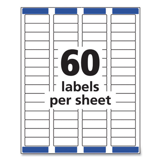 EASY PEEL ADDRESS LABELS W/ SURE FEED TECHNOLOGY, INKJET PRINTERS - WHITE