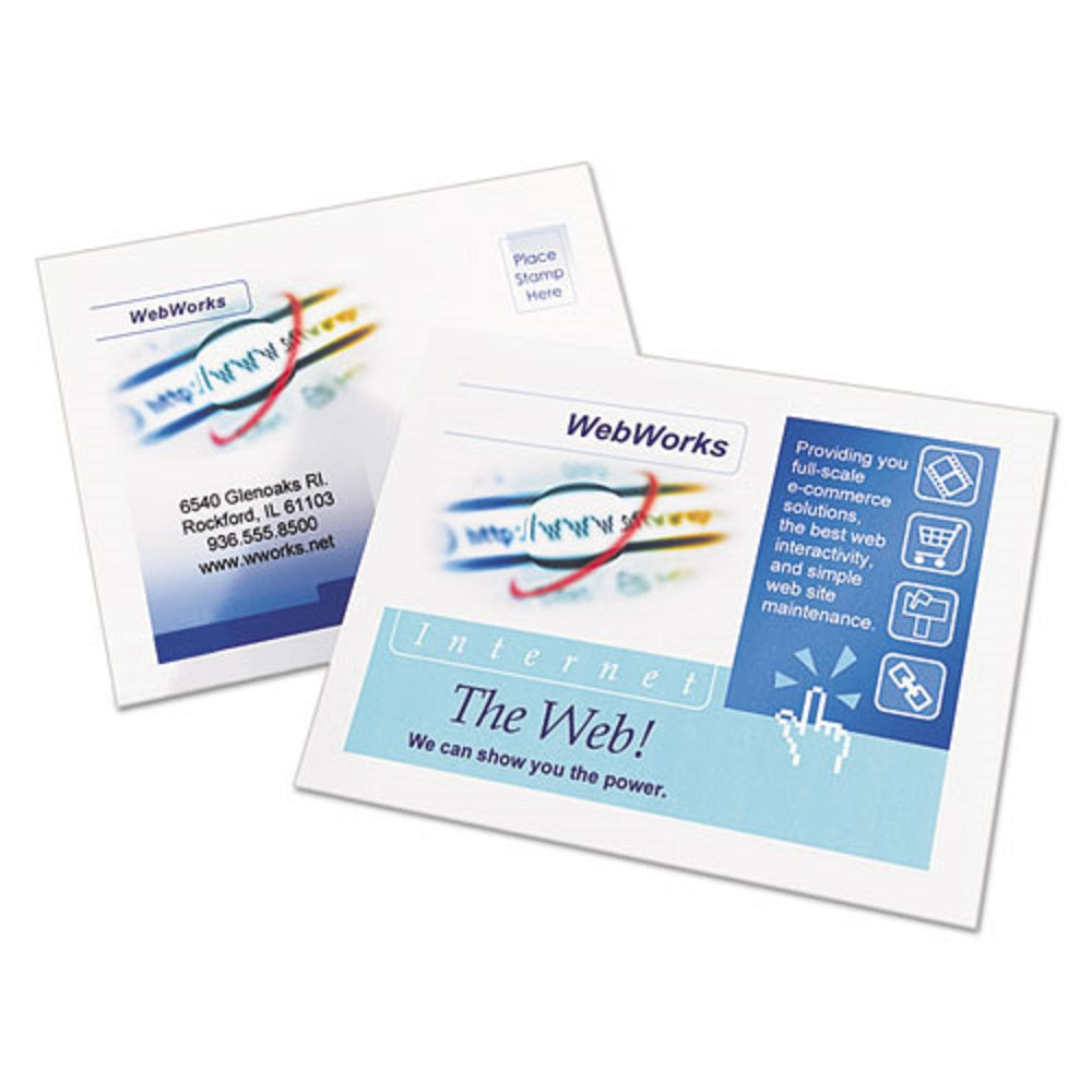 POSTCARDS FOR INKJET PRINTERS - 4 1/4 x 5 1/2 - MATTE WHITE