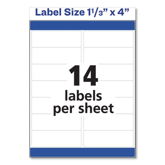 EASY PEEL ADDRESS LABELS W/ SURE FEED TECHNOLOGY, INKJET PRINTERS - WHITE