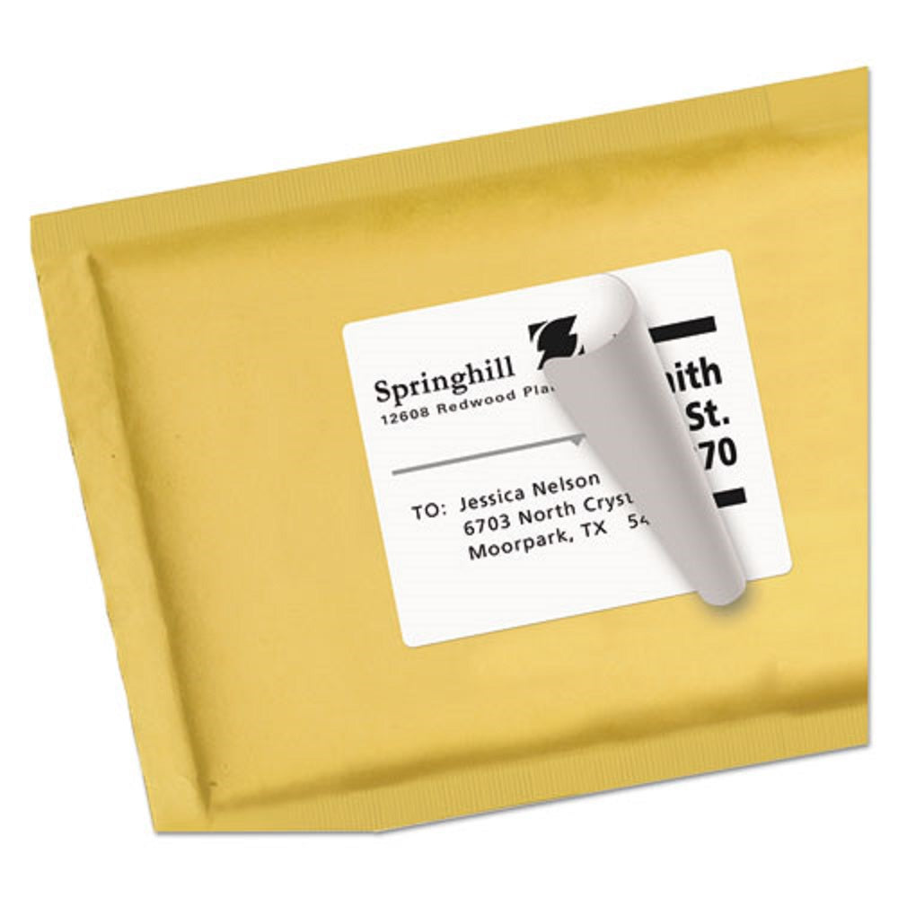 SHIPPING LABELS W/ TRUE BLOCK TECHNOLOGY - WHITE