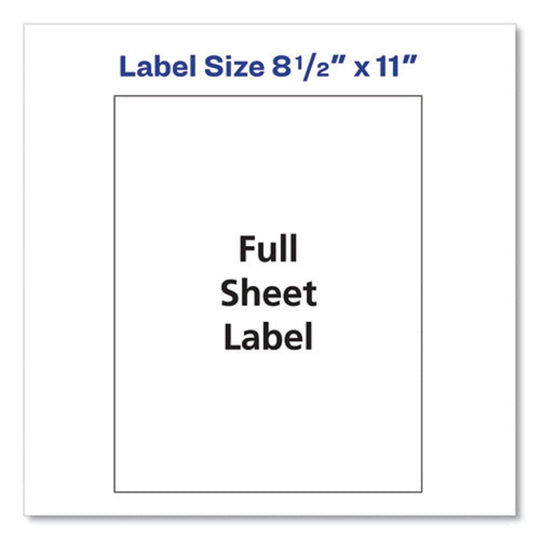 SHIPPING LABELS W/ TRUE BLOCK TECHNOLOGY, INKJET PRINTERS - WHITE