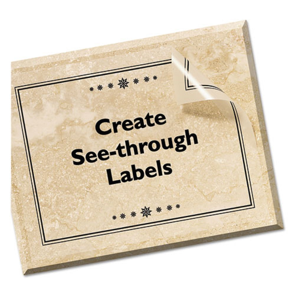 SHIPPING LABELS, INKJET PRINTERS - MATTE CLEAR