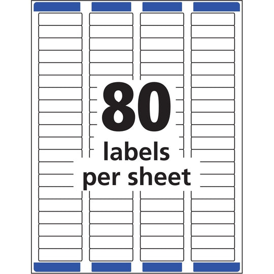 EASY PEEL MAILING LABELS W/ SURE FEED TECHNOLOGY, INKJET PRINTERS - CLEAR