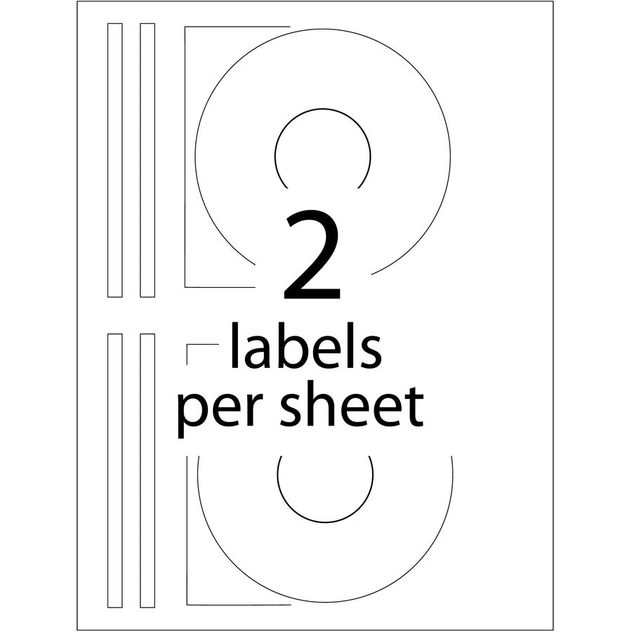 INKJET CD LABELS - MATTE WHIET