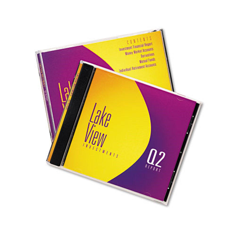 INKJET CD/ DVD JEWEL CASE INSERTS - MATTE WHITE