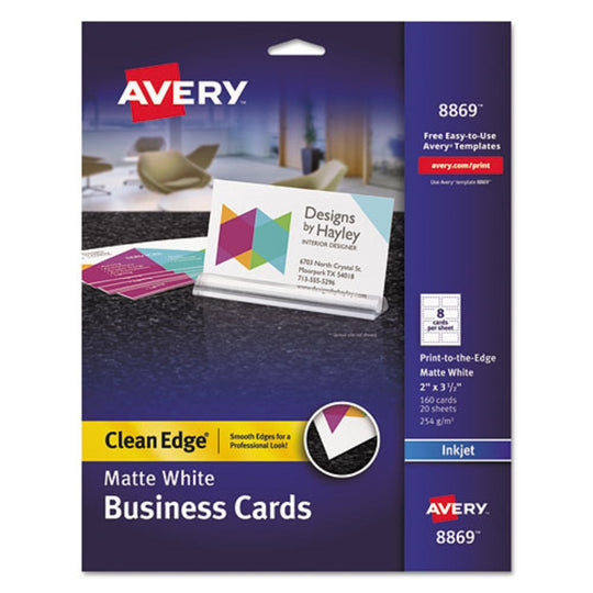 PRINT-TO-THE-EDGE TRUE PRINT BUSINESS CARDS, INK