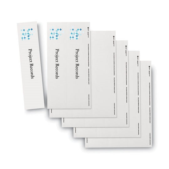 BINDER SPINE INSERTS - 3" SPINE WIDTH - 5/ PACK