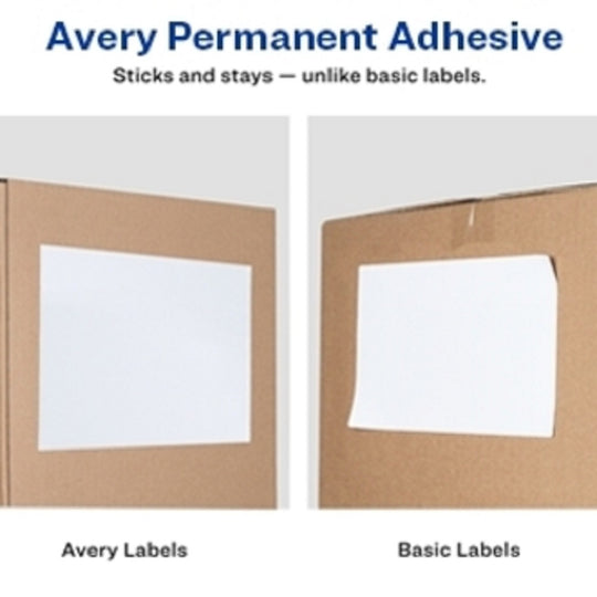 WHITE SHIPPING LABELS-BULK PACKS, INKJET/LASER PRINTERS