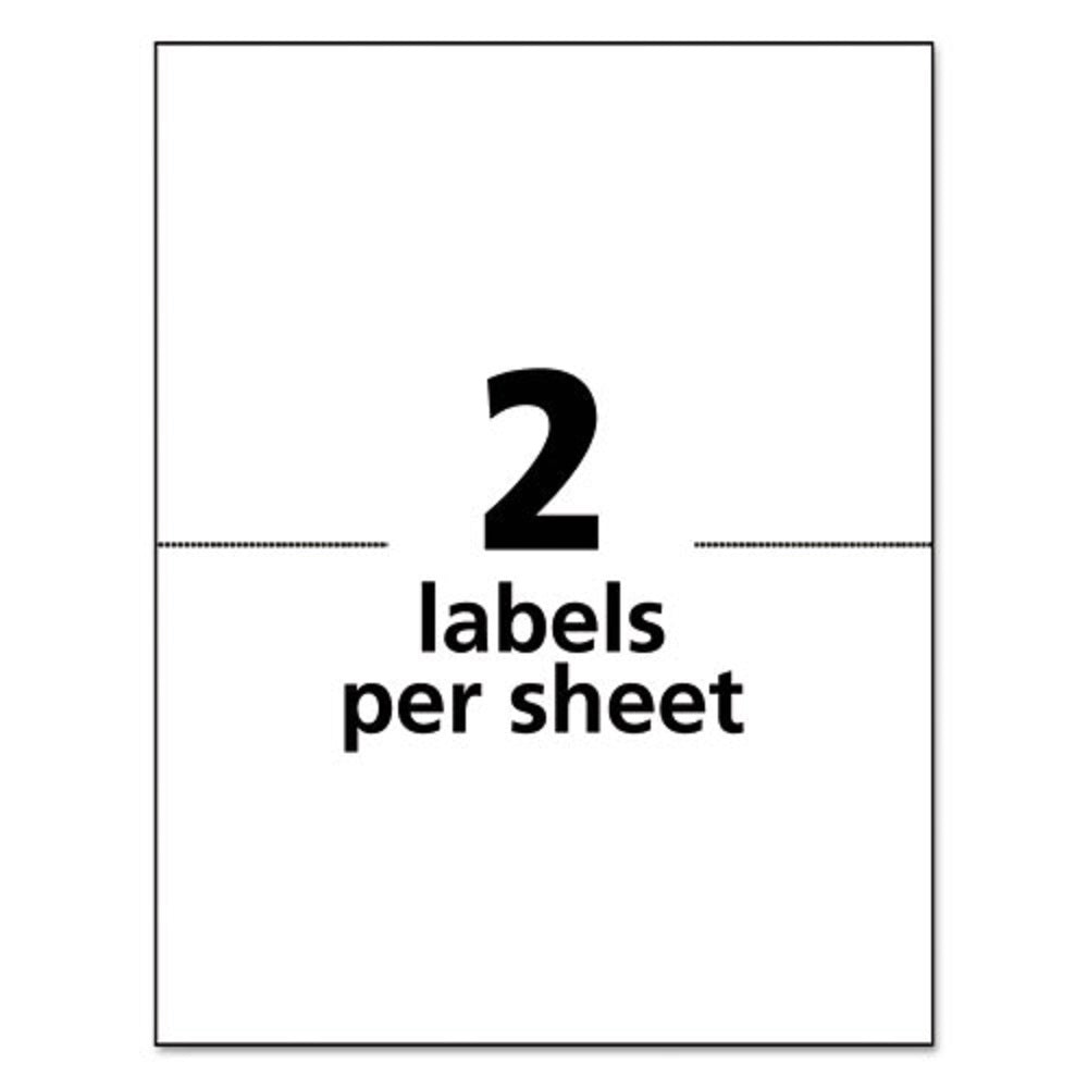 SHIPPING LABELS-BULK PACKS, INK - WHITE