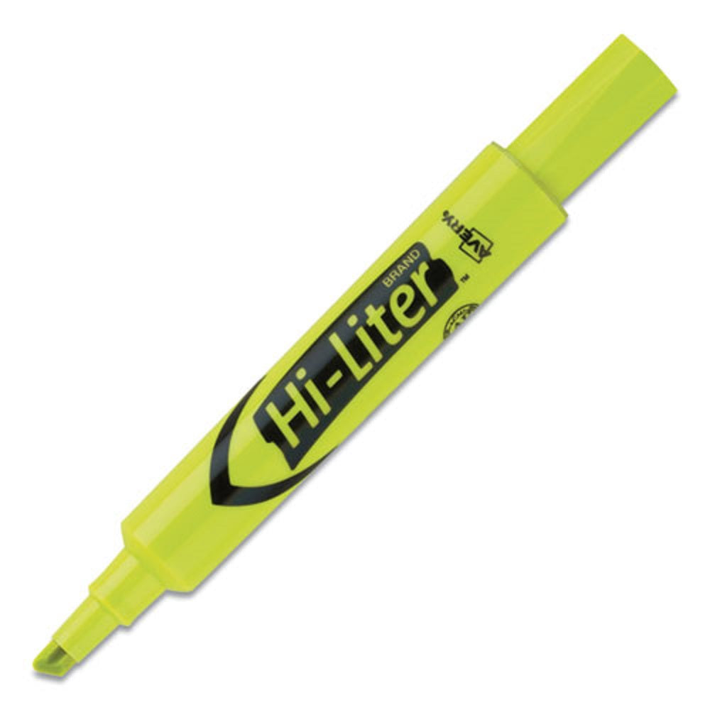 AVERY HI-LITER DESK STYLE HIGHLIGHTERS - SMEARSAFE