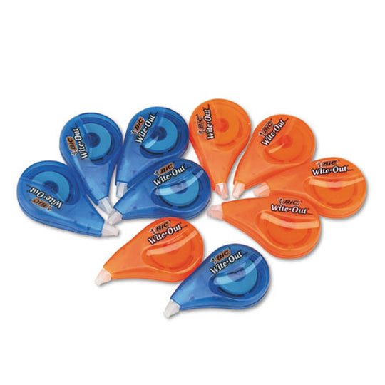 WITE-OT EZ CORRECT CORRECTION TAPE VALUE PACK - 10/BOX