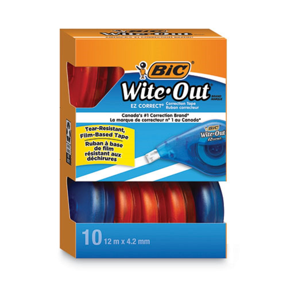 WITE-OT EZ CORRECT CORRECTION TAPE VALUE PACK - 10/BOX