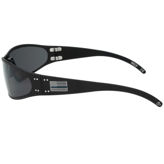 WRAPTOR SPECIAL EDITIONS - THIN BLUE LINE/ MATTE BLACK / SMOKE POLARIZED