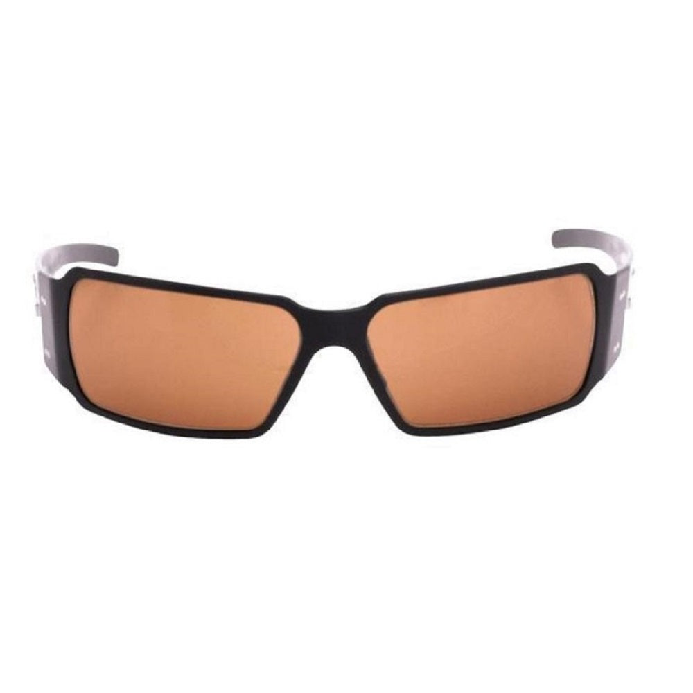 GATORZ BOXSTER BLACK / BROWN POLARIZED MIRROR LENS