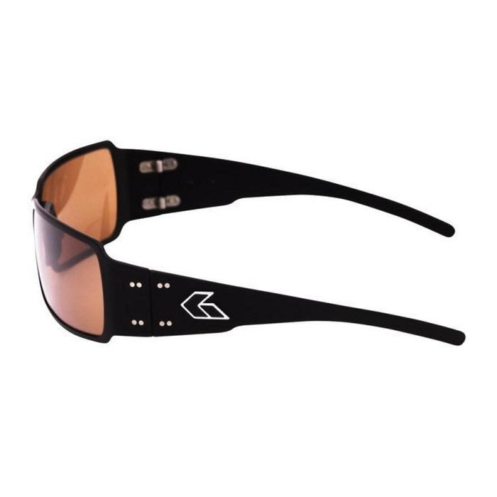 GATORZ BOXSTER BLACK / BROWN POLARIZED MIRROR LENS