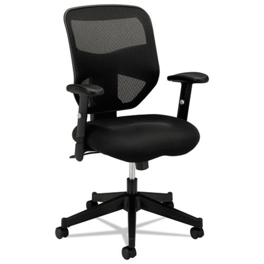 HON® VL531 MESH HIGH-BACK TASK CHAIR W/ADJUSTABLE ARMS - SUPPORTS UP TO 250 LB - BLACK