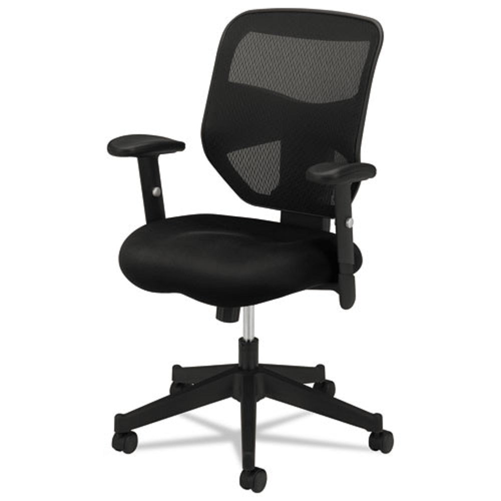 HON® VL531 MESH HIGH-BACK TASK CHAIR W/ADJUSTABLE ARMS - SUPPORTS UP TO 250 LB - BLACK