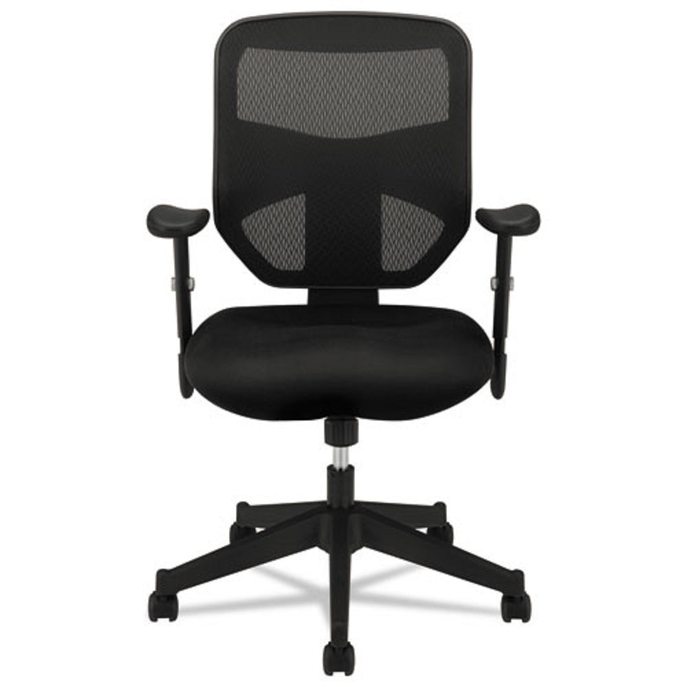 HON® VL531 MESH HIGH-BACK TASK CHAIR W/ADJUSTABLE ARMS - SUPPORTS UP TO 250 LB - BLACK